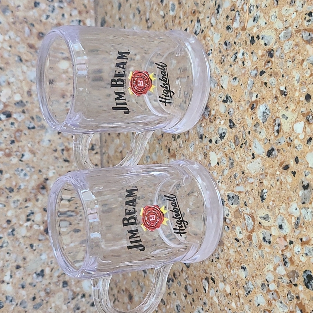 Jim beam shot glasses set of 2 new